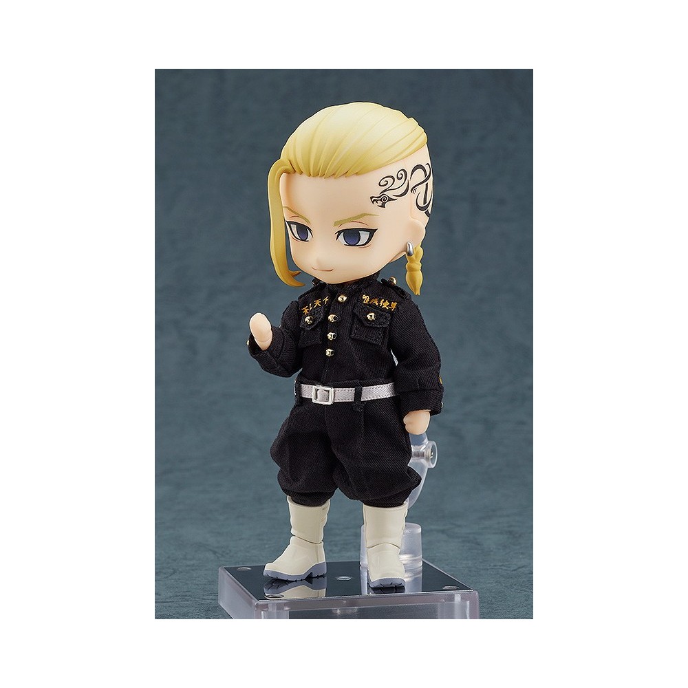 TOKYO REVENGERS KEN DRAKEN RYUGUJI NENDOROID DOLL ACTION FIGURE ORANGE ROUGE