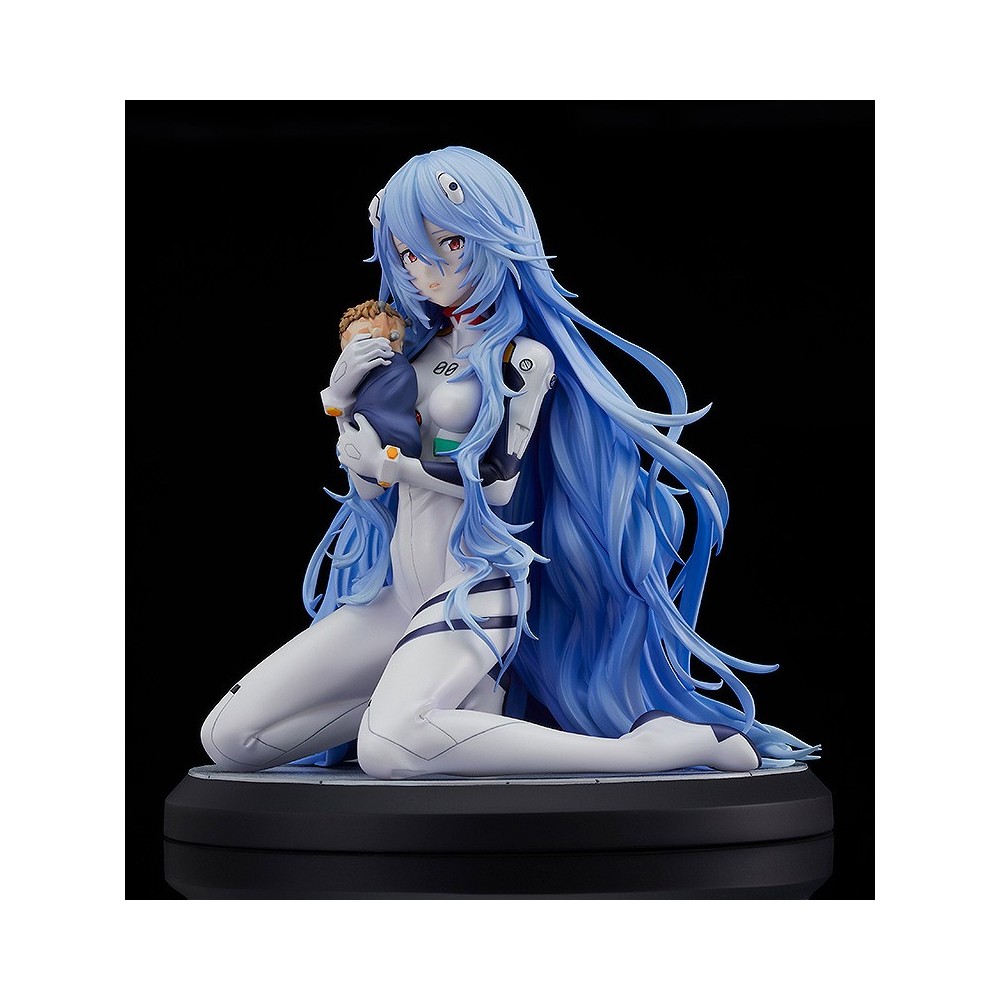 REBUILD OF EVANGELION REI AYANAMI LONG HAIR STATUA FIGURE GOOD SMILE COMPANY