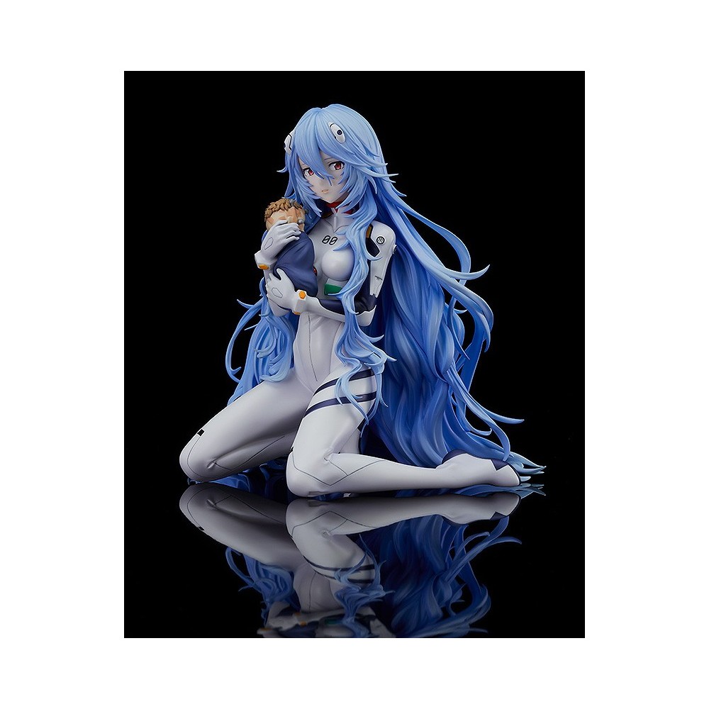 REBUILD OF EVANGELION REI AYANAMI LONG HAIR STATUA FIGURE GOOD SMILE COMPANY
