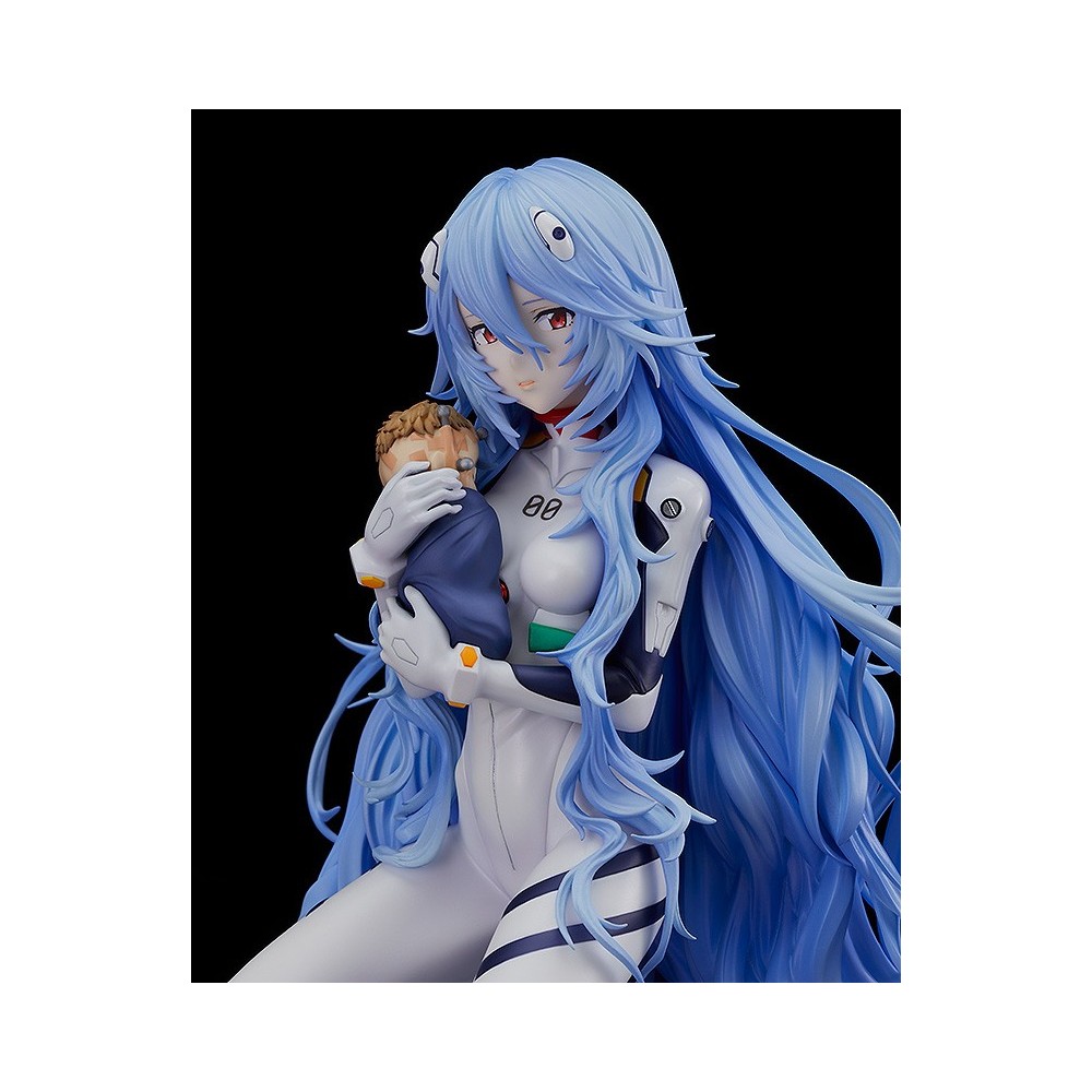GOOD SMILE COMPANY REBUILD OF EVANGELION REI AYANAMI LONG HAIR STATUE FIGURE