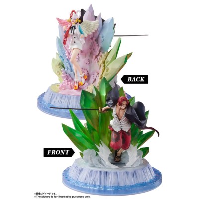 BANDAI ONE PIECE SHANKS AND UTA EXTRA BATTLE FIGUARTS ZERO FIGURE STATUE
