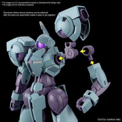 HG HEINDREE 1/144 MODEL KIT ACTION FIGURE BANDAI