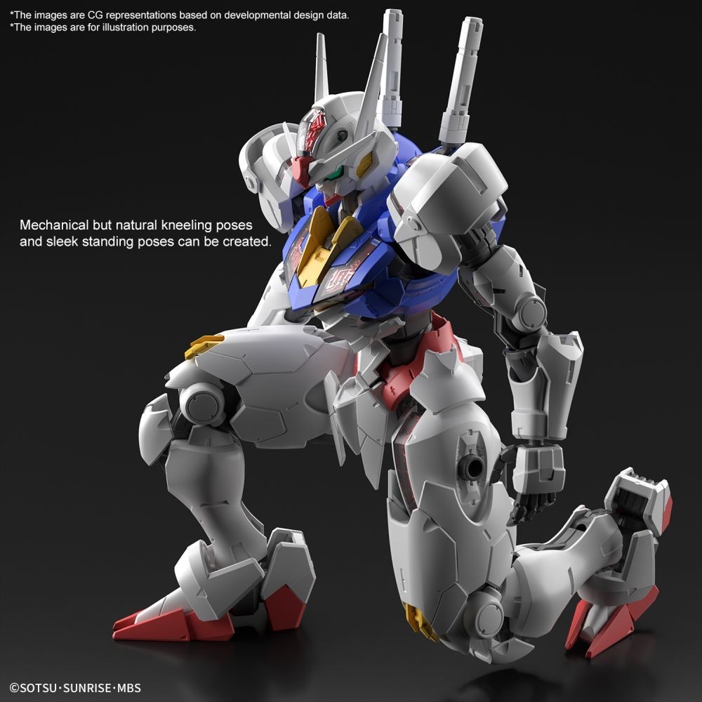 FULL MECHANICS GUNDAM AERIAL THE WITCH FROM MERCURY 1/100 MODEL KIT ACTION FIGURE BANDAI