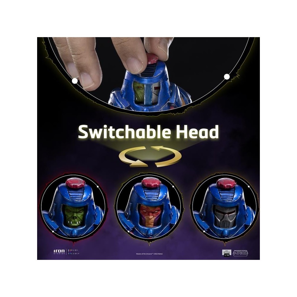 IRON STUDIOS MASTERS OF THE UNIVERSE MAN-E-FACES BDS ART SCALE 1/10 STATUE FIGURE