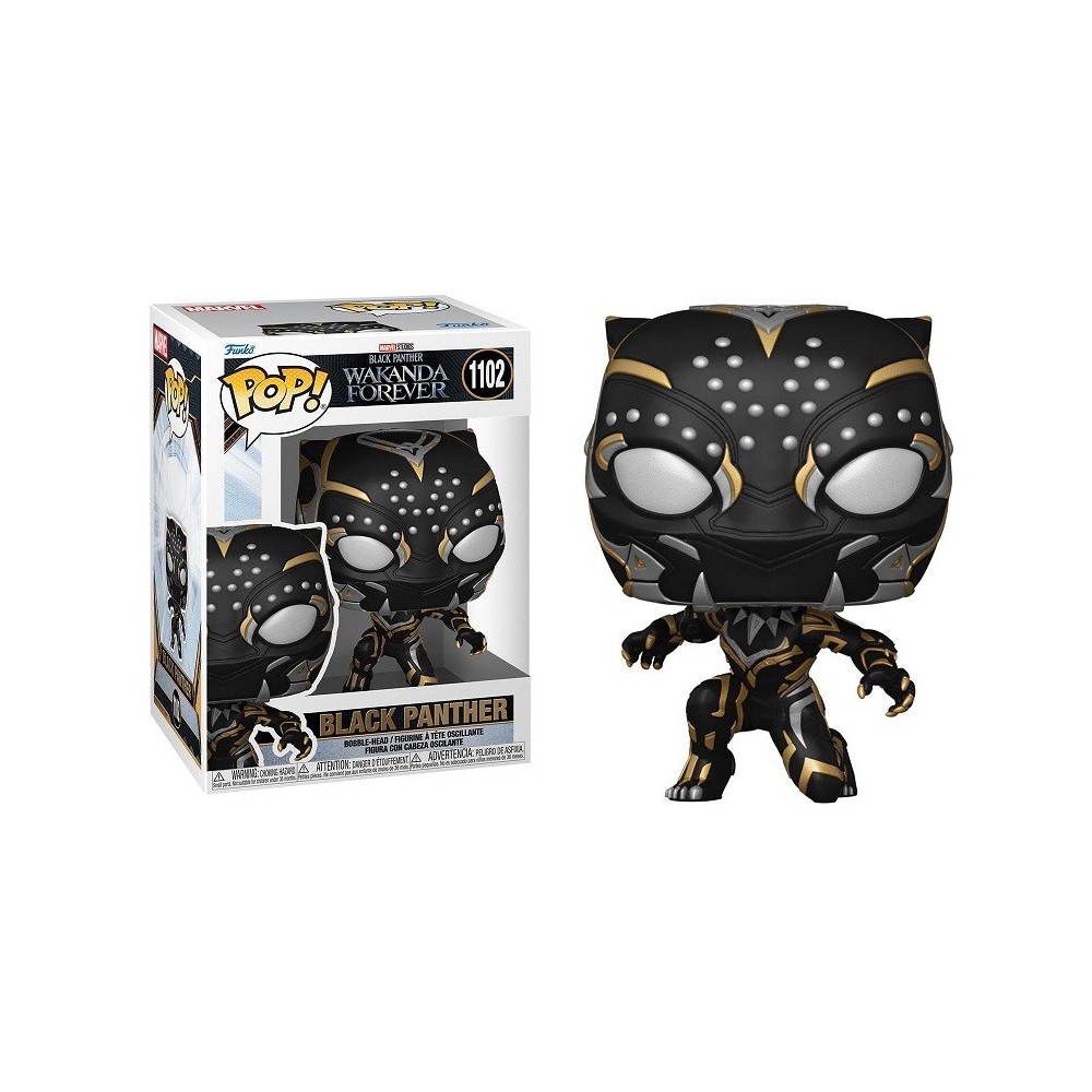 FUNKO FUNKO POP! BLACK PANTHER WAKANDA FOREVER BOBBLE HEAD KNOCKER FIGURE