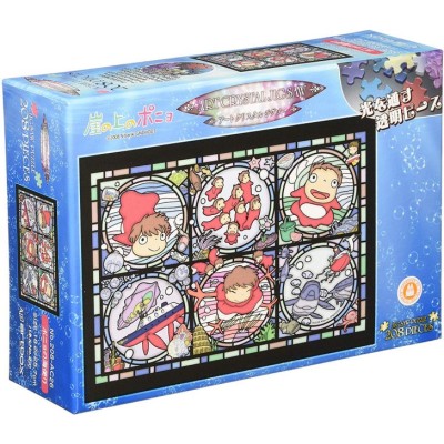PONYO STAINED GLASS 208 PCS PUZZLE STUDIO GHIBLI