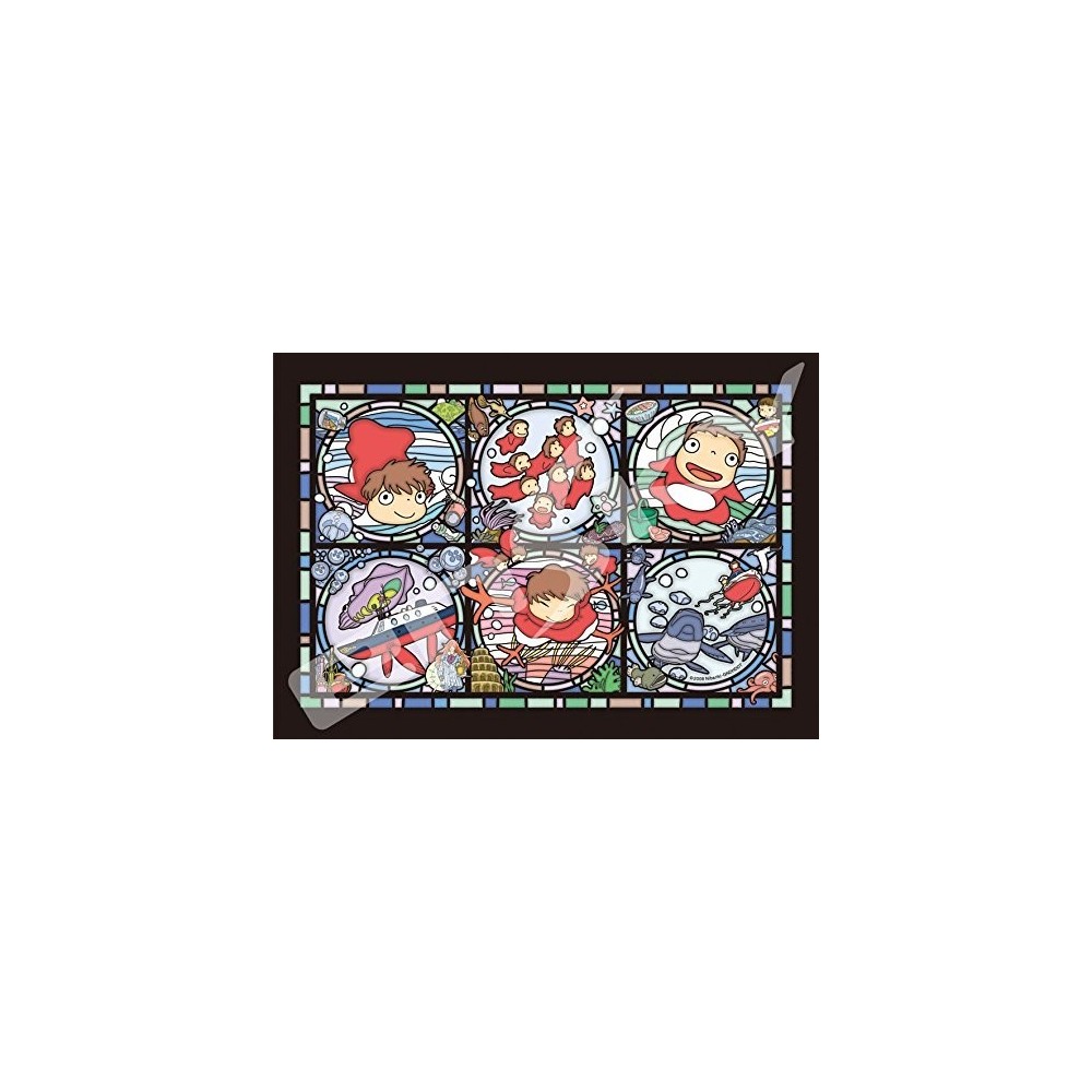 STUDIO GHIBLI PONYO STAINED GLASS 208 PCS PUZZLE JIGSAW