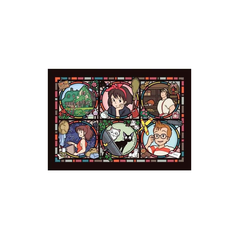 KIKI'S DELIVERY SERVICE STAINED GLASS 208 PCS PUZZLE STUDIO GHIBLI