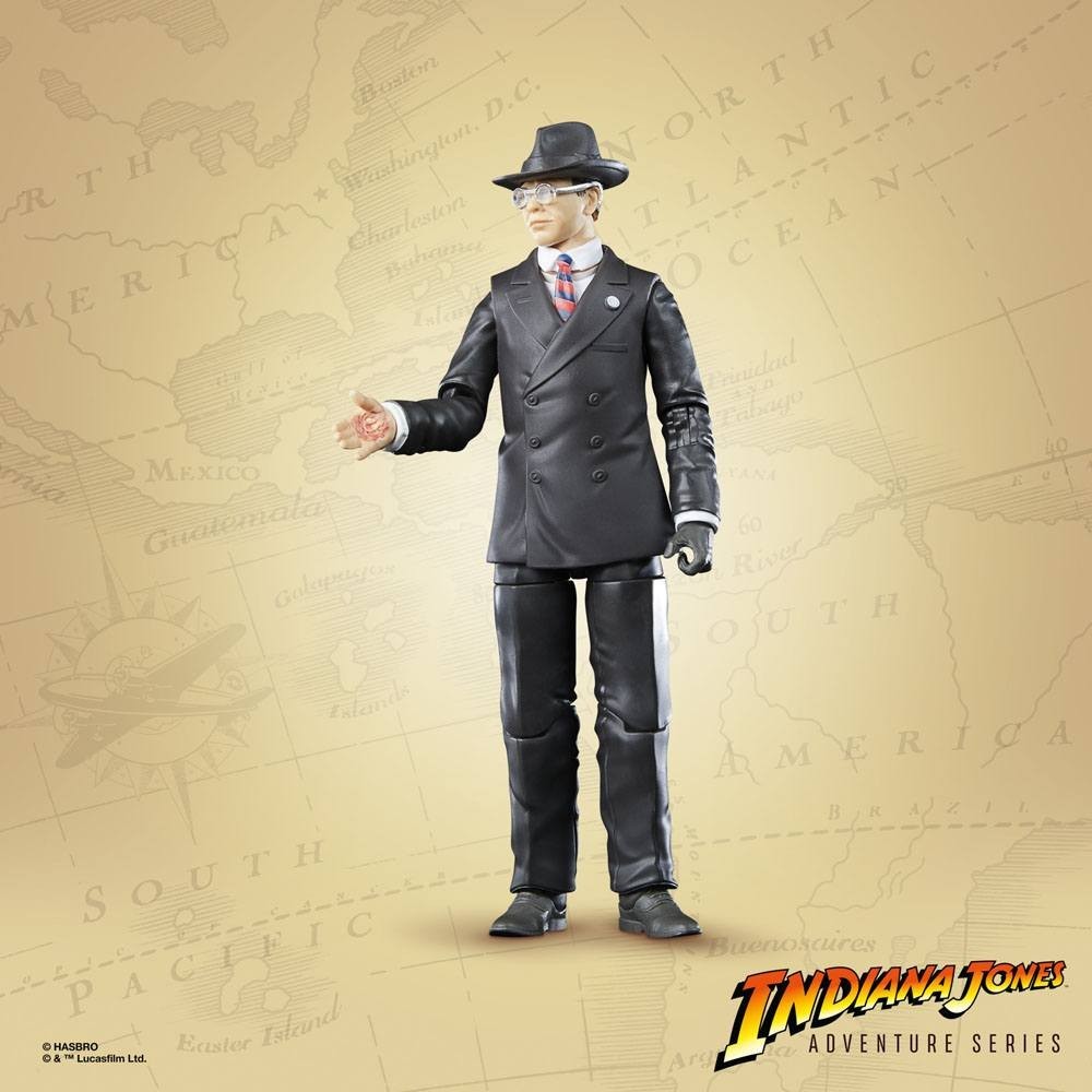 HASBRO INDIANA JONES I PREDATORI DELL'ARCA PERDUTA MAJOR ARNOLD TOHT ACTION FIGURE
