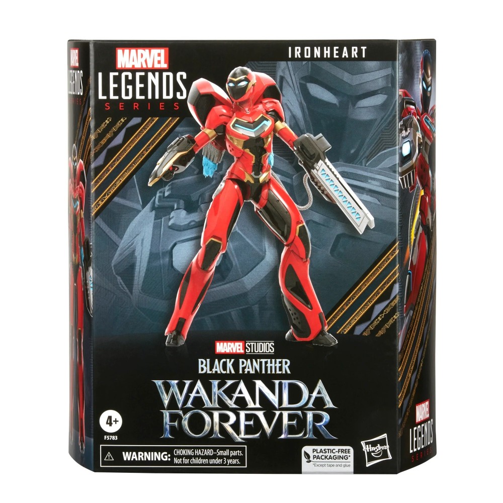 HASBRO MARVEL LEGENDS BLACK PANTHER WAKANDA FOREVER IRONHEART ACTION FIGURE