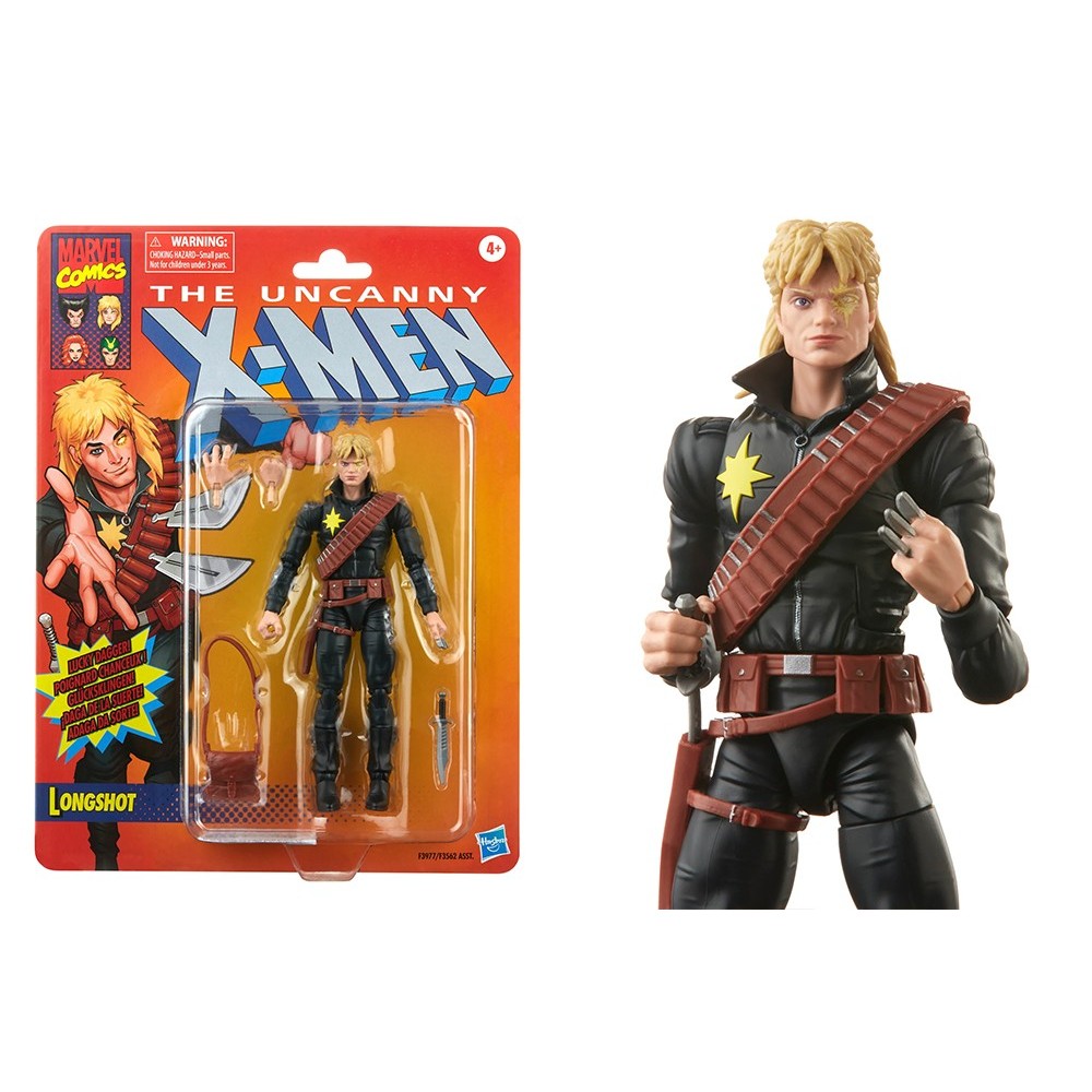 HASBRO MARVEL LEGENDS X-MEN LONGSHOT VINTAGE COLLECTION ACTION FIGURE