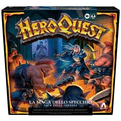 HEROQUEST ESPANSIONE LA MAGA DELLO SPECCHIO BOARDGAME GIOCO DA TAVOLO IN ITALIANO HASBRO
