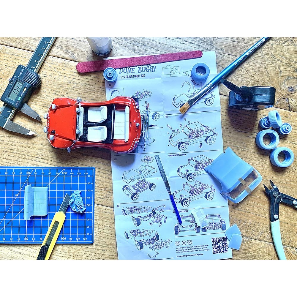 BUD SPENCER DUNE BUGGY MODEL KIT 1/24 FIGURE REPLICA INFINITE STATUE