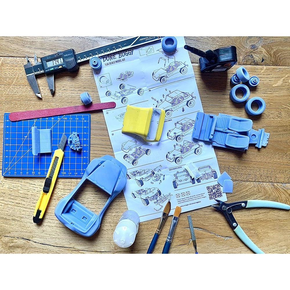 BUD SPENCER DUNE BUGGY MODEL KIT 1/24 FIGURE REPLICA INFINITE STATUE