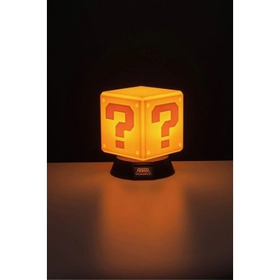 SUPER MARIO QUESTION BLOCK LIGHT LAMPADA PALADONE PRODUCTS