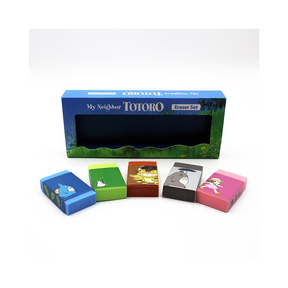 IL MIO VICINO TOTORO SET GOMME DA CANCELLARE STUDIO GHIBLI