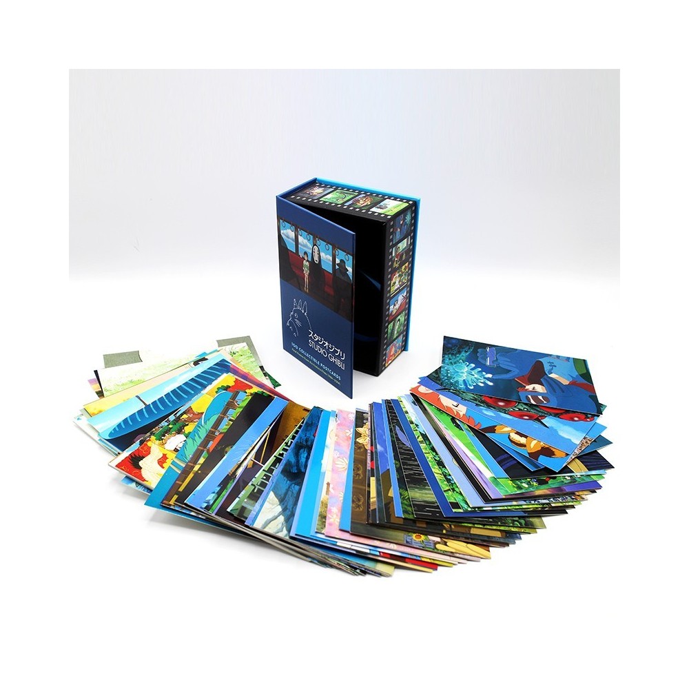 STUDIO GHIBLI STUDIO GHIBLI 100 COLLECTIBLE POSTCARDS BOX