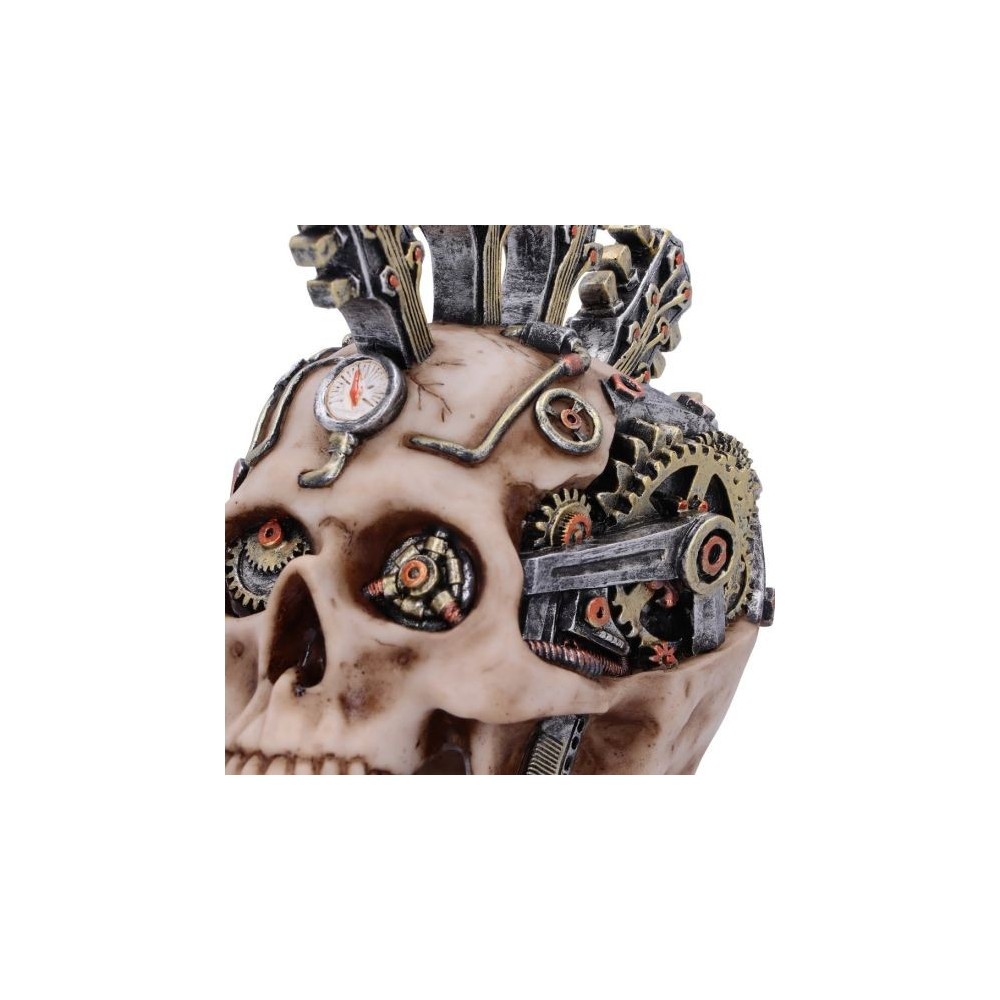 STRIKE A CHORD STEAMPUNK SKULL STATUA NEMESIS NOW