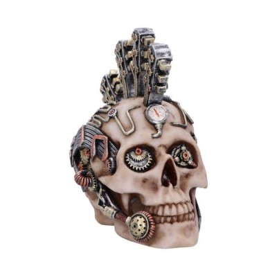 NEMESIS NOW STRIKE A CHORD STEAMPUNK SKULL STATUE