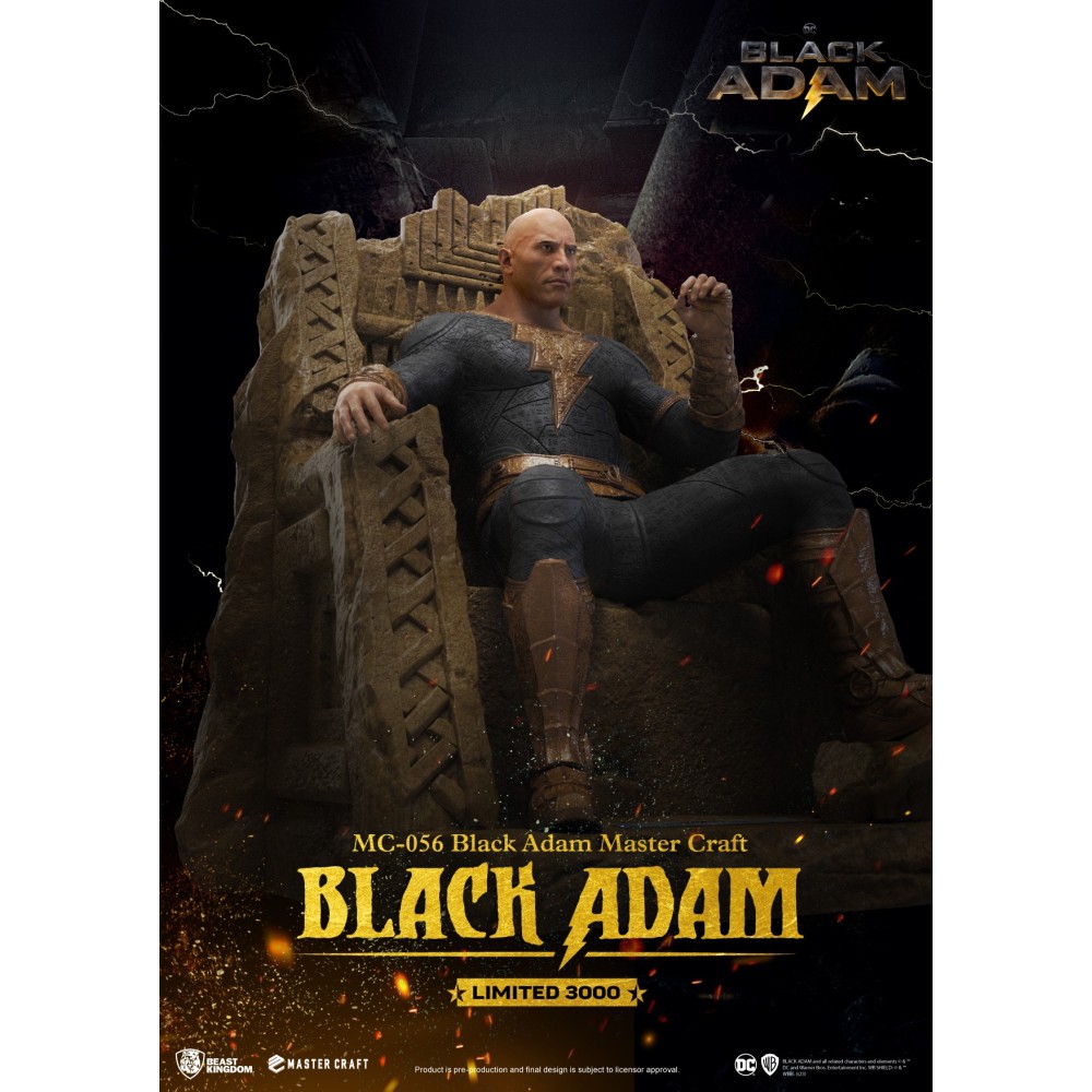 BEAST KINGDOM BLACK ADAM MOVIE 38CM MASTER CRAFT STATUE FIGURE