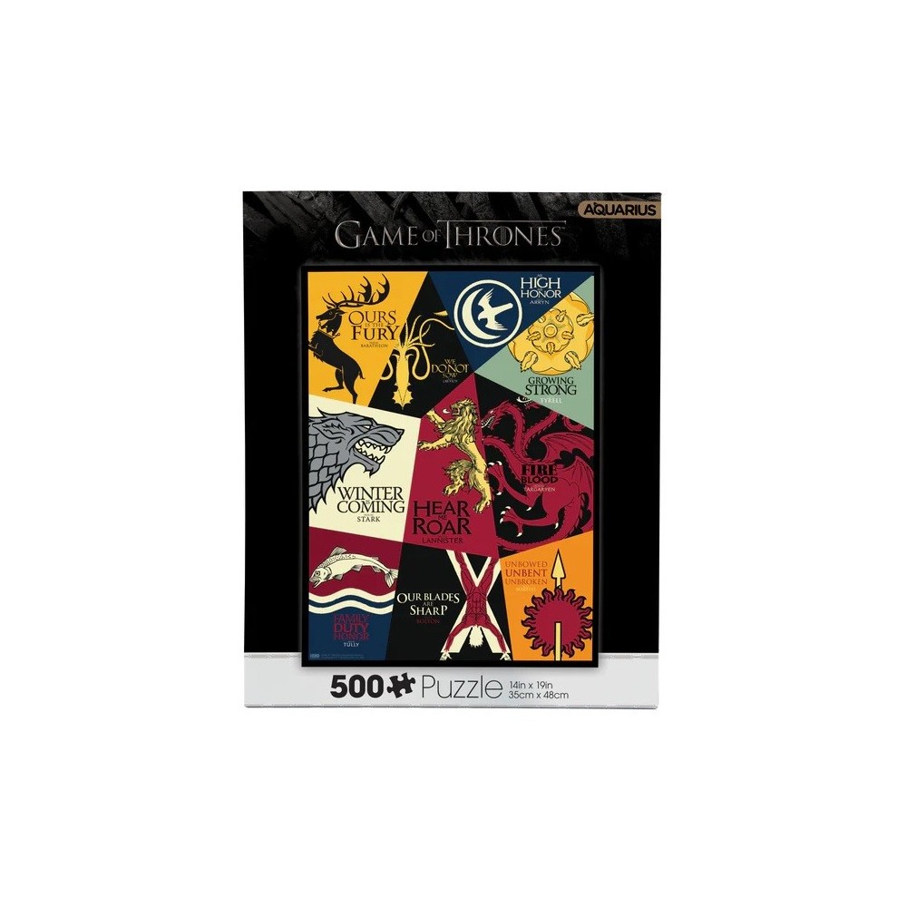 AQUARIUS ENT GAME OF THRONES MOTTOS 500 PCS PUZZLE JIGSAW 50X35CM
