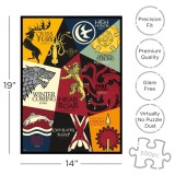 GAME OF THRONES MOTTOS 500 PCS PUZZLE 50X35CM AQUARIUS ENT