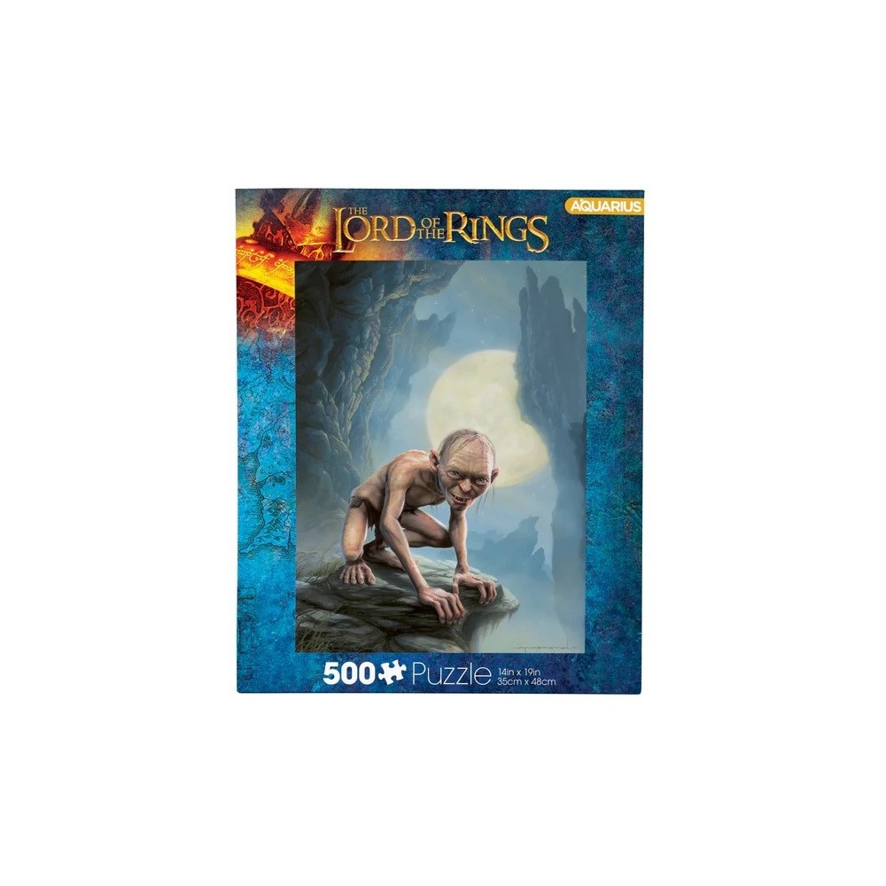 IL SIGNORE DEGLI ANELLI GOLLUM 500 PCS PUZZLE 50X35CM AQUARIUS ENT