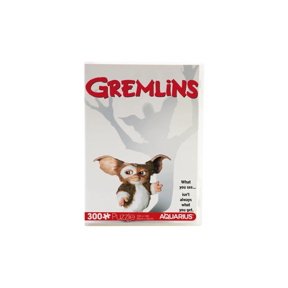AQUARIUS ENT GREMLINS VHS COVER 300 PCS PUZZLE JIGSAW 25X36CM
