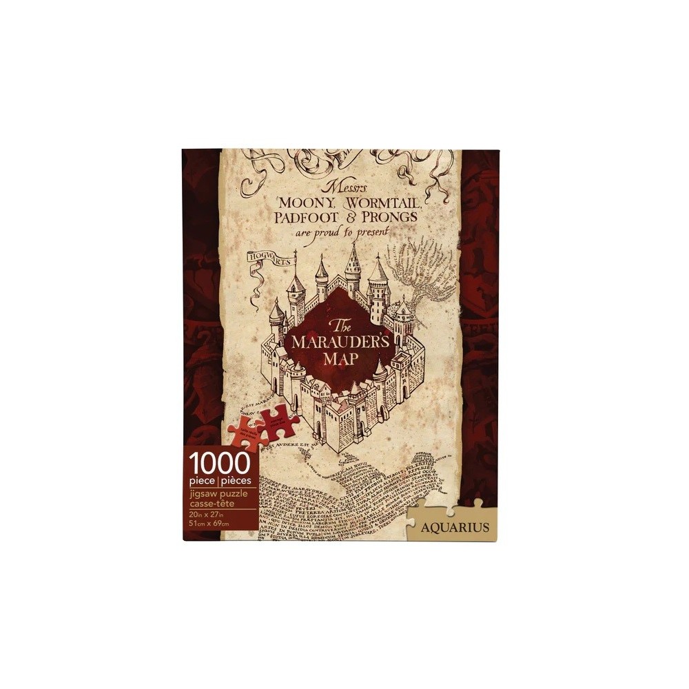 AQUARIUS ENT HARRY POTTER THE MARAUDER'S MAP 1000 PCS PUZZLE JIGSAW 51X69CM