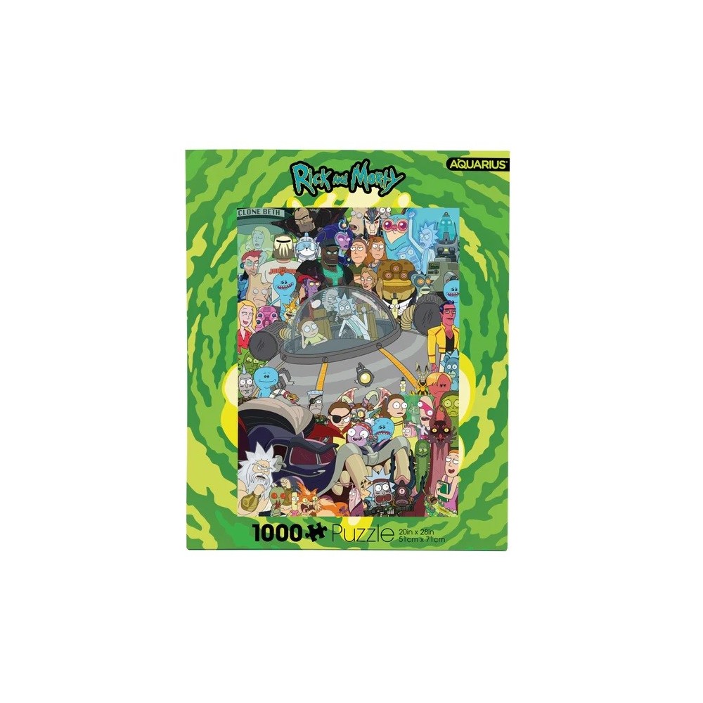 AQUARIUS ENT RICK AND MORTY 1000 PCS PUZZLE JIGSAW 51X71CM