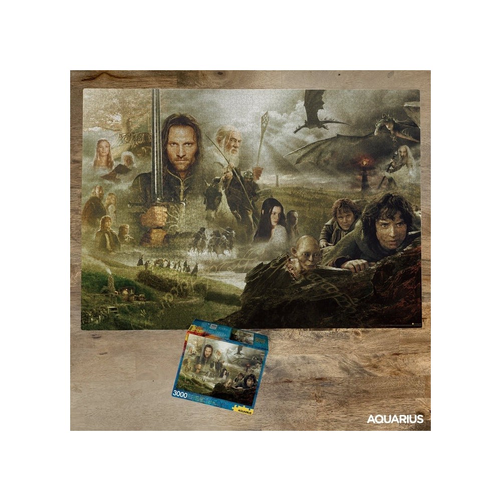 AQUARIUS ENT LORD OF THE RINGS 3000 PCS JIGSAW PUZZLE 80X112CM