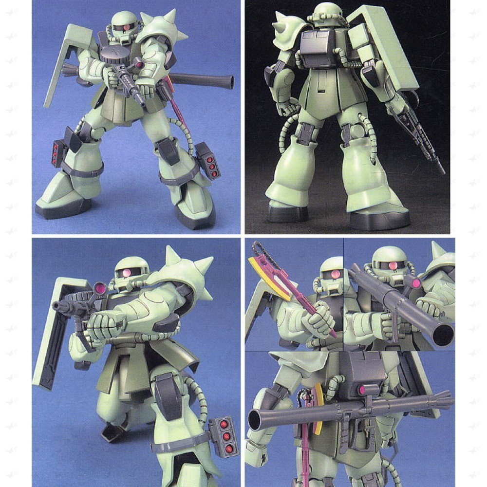 BANDAI HIGH GRADE HGUC MS-06 ZAKU II MASS PRODUCTION TYPE 1/144 MODEL KIT