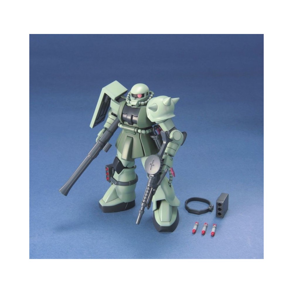 BANDAI HIGH GRADE HGUC MS-06 ZAKU II MASS PRODUCTION TYPE 1/144 MODEL KIT