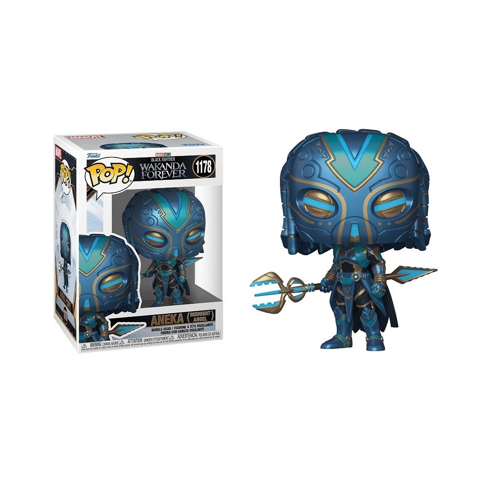 FUNKO FUNKO POP! BLACK PANTHER WAKANDA FOREVER ANEKA BOBBLE HEAD KNOCKER FIGURE
