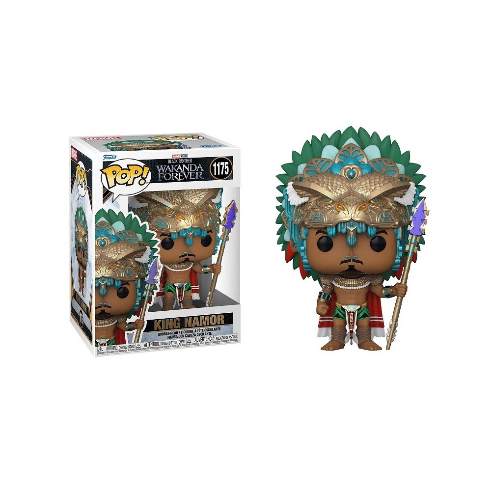 FUNKO FUNKO POP! BLACK PANTHER WAKANDA FOREVER KING NAMOR BOBBLE HEAD KNOCKER FIGURE