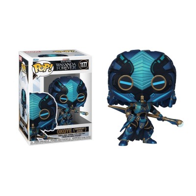 FUNKO FUNKO POP! BLACK PANTHER WAKANDA FOREVER OKOYE BOBBLE HEAD KNOCKER FIGURE