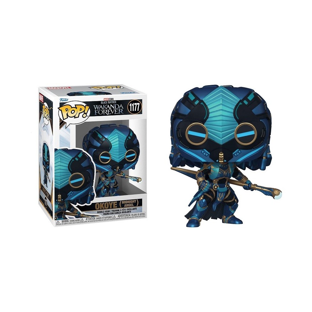 FUNKO FUNKO POP! BLACK PANTHER WAKANDA FOREVER OKOYE BOBBLE HEAD KNOCKER FIGURE