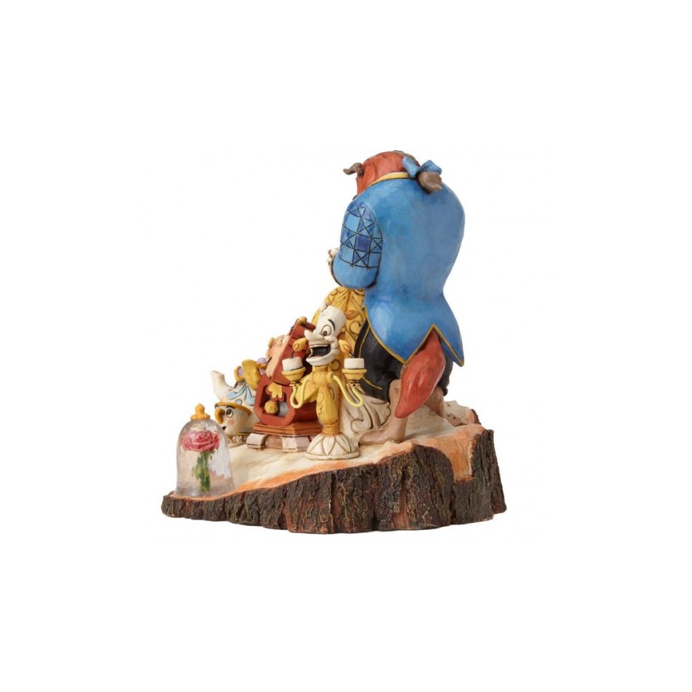 ENESCO BEAUTY AND THE BEAST DIORAMA STATUE FIGURE