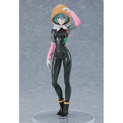 REBUILD OF EVANGELION REI AYANAMI FARMING VER. POP UP PARADE STATUA FIGURE GOOD SMILE COMPANY