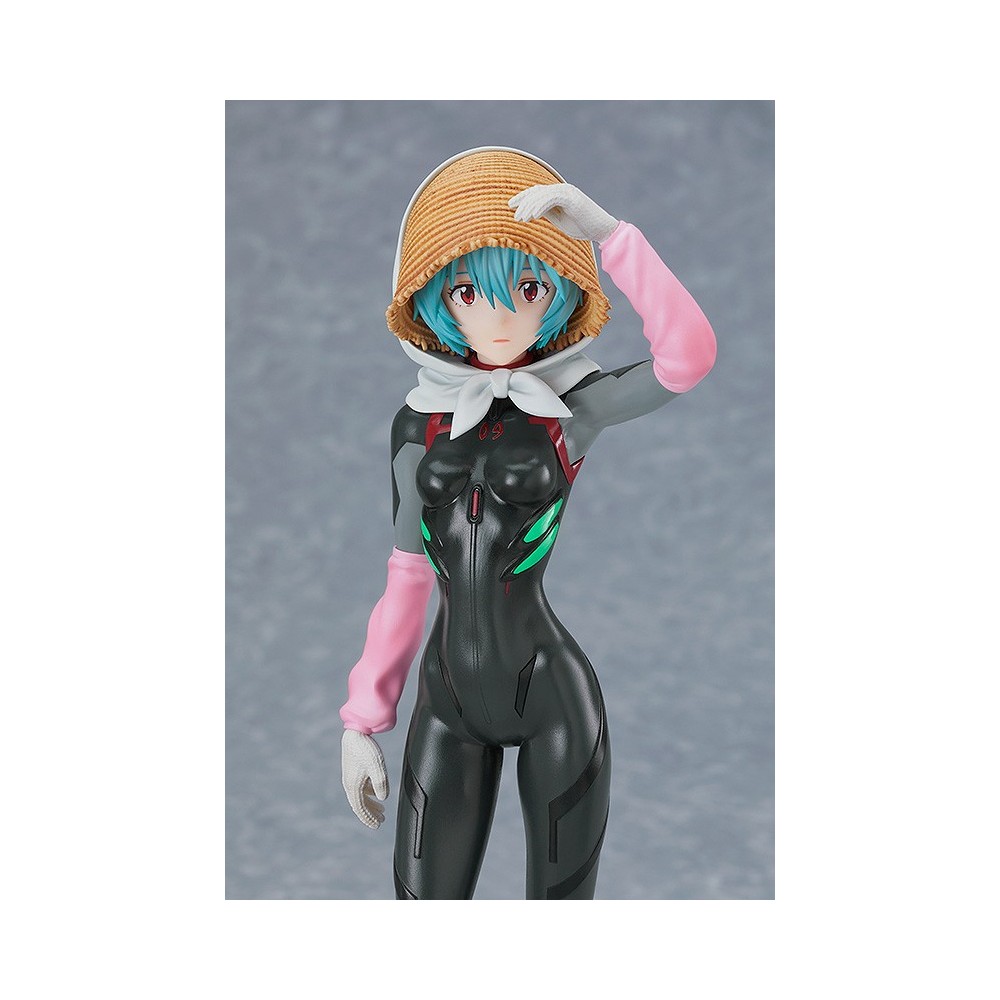 REBUILD OF EVANGELION REI AYANAMI FARMING VER. POP UP PARADE STATUA FIGURE GOOD SMILE COMPANY