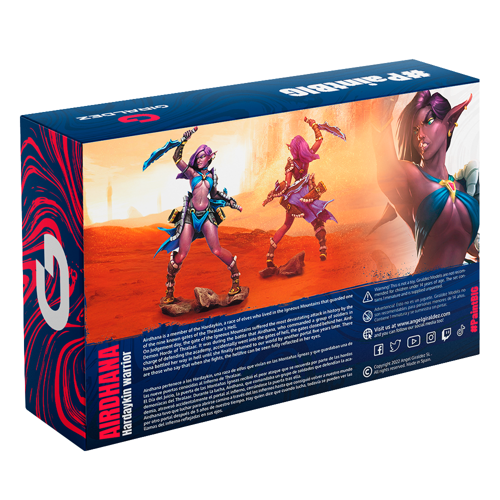 AGM/GIRALDEZ AIRDHANA HARDAYKIN WARRIOR MINIATURE