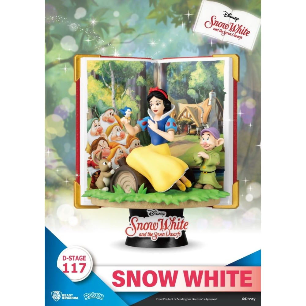 BEAST KINGDOM D-STAGE STORY BOOK SNOW WHITE AND THE SEVEN DWARFS STATUE FIGURE DIORAMA