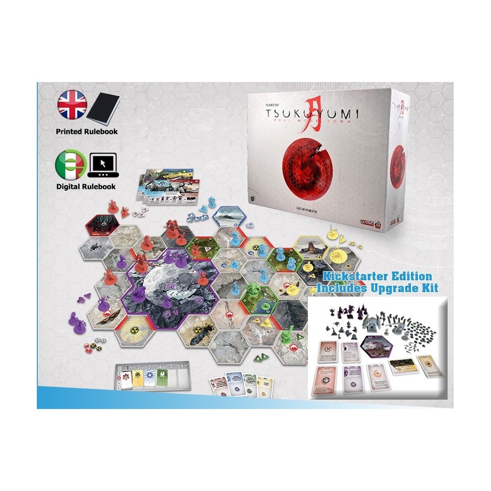 DO NOT PANIC GAMES TSUKUYUMI FULL MOON DOWN KICKSTARTER EDITION BOARDGAME