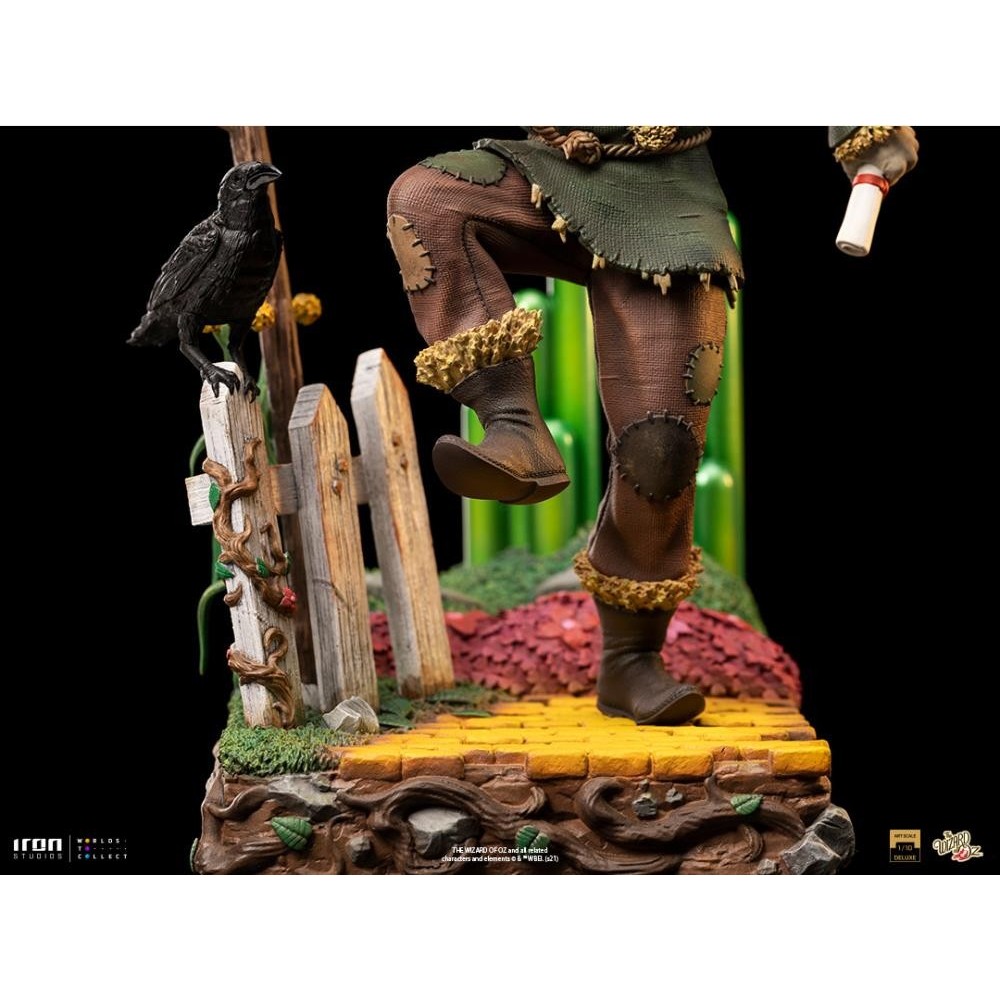 IL MAGO DI OZ SCARECROW 1/10 ART SCALE DELUXE STATUA FIGURE IRON STUDIOS