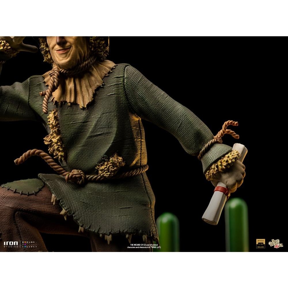 IL MAGO DI OZ SCARECROW 1/10 ART SCALE DELUXE STATUA FIGURE IRON STUDIOS