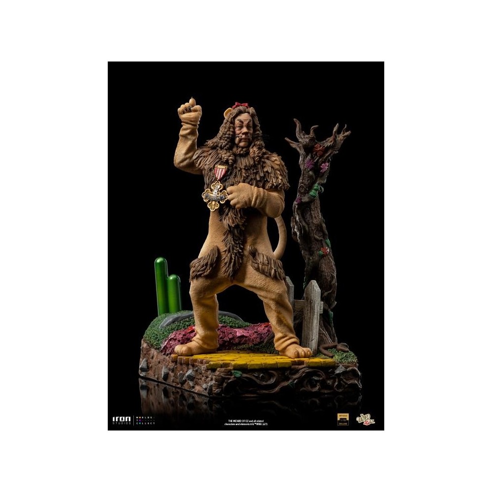 IL MAGO DI OZ THE COWARDLY LION 1/10 ART SCALE DELUXE STATUA FIGURE IRON STUDIOS