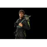 IRON STUDIOS STAR WARS LUKE SKYWALKER AND GROGU BDS ART SCALE 1/10 STATUE FIGURE
