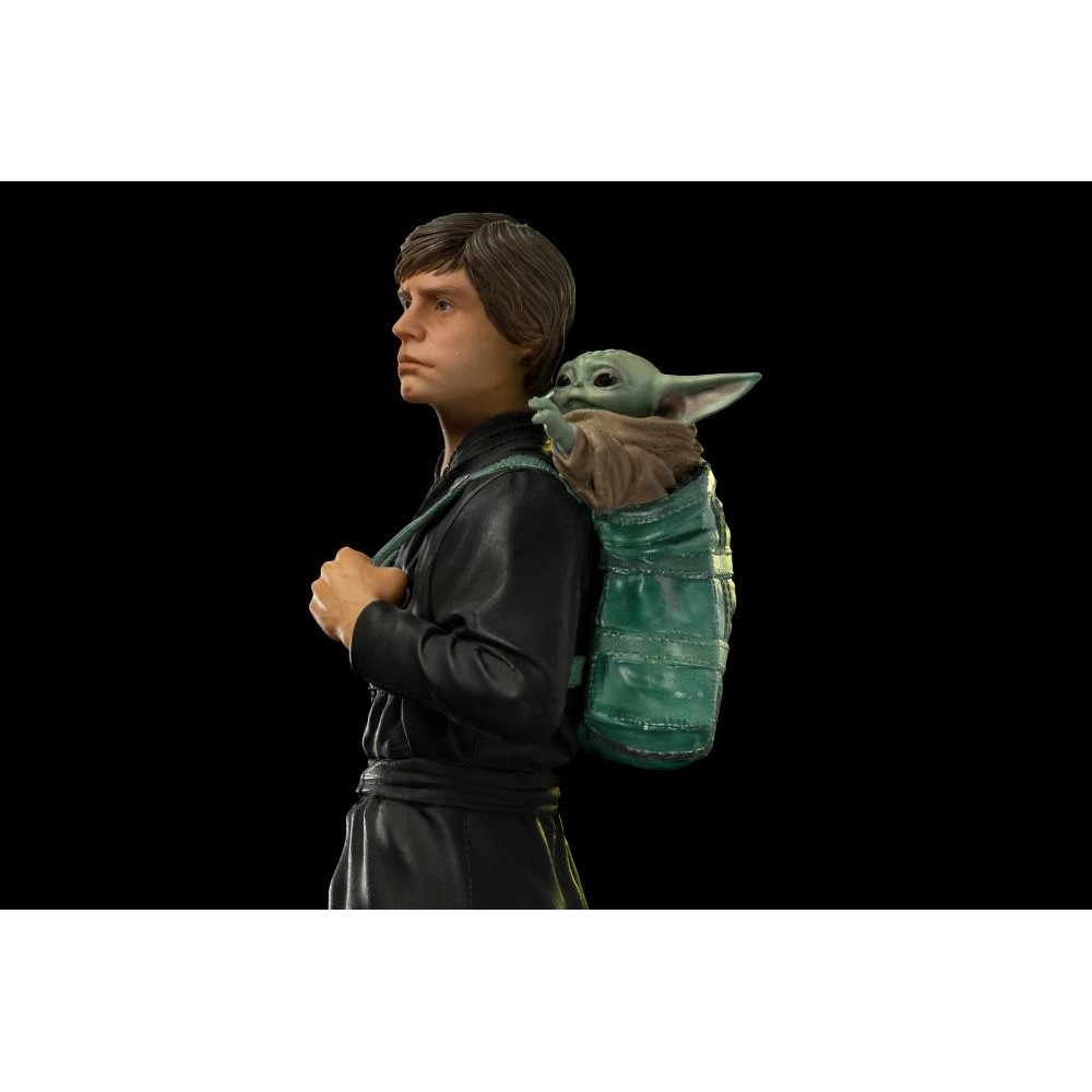 STAR WARS LUKE SKYWALKER AND GROGU BDS ART SCALE 1/10 STATUA FIGURE IRON STUDIOS