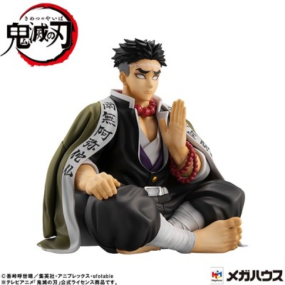 DEMON SLAYER GYOMEI HIMEJIMA PALM SIZE GEM STATUA FIGURE MEGAHOUSE