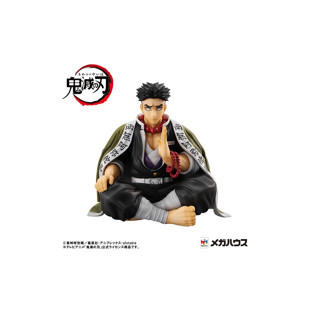 DEMON SLAYER GYOMEI HIMEJIMA PALM SIZE GEM STATUA FIGURE MEGAHOUSE